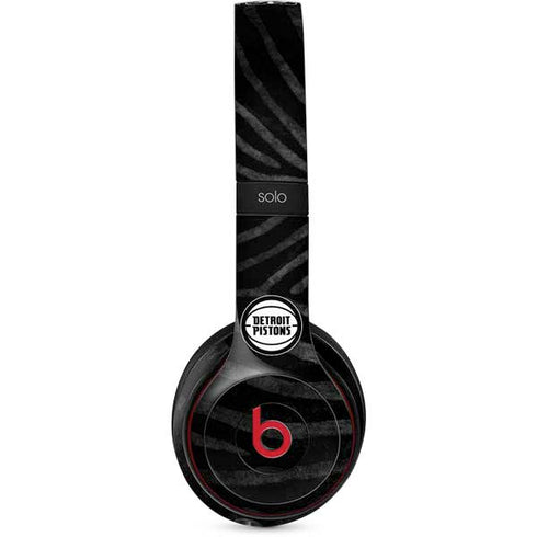 NBA Detroit Pistons Black Animal Print Beats Solo 2 Wireless Skin