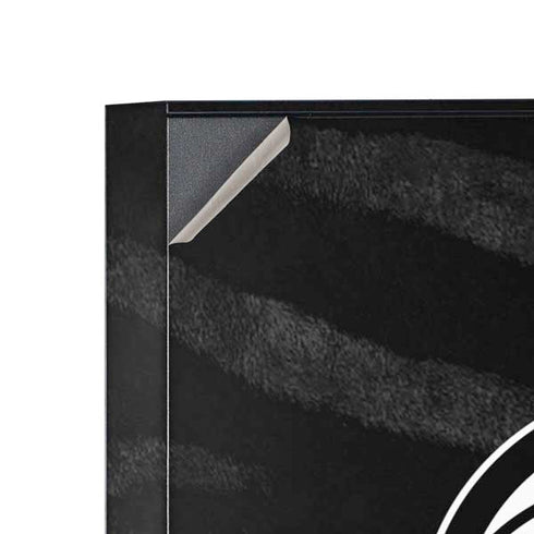 NBA Detroit Pistons Black Animal Print Corsair 4000D Tempered Glass Mid-Tower ATX Case Skin