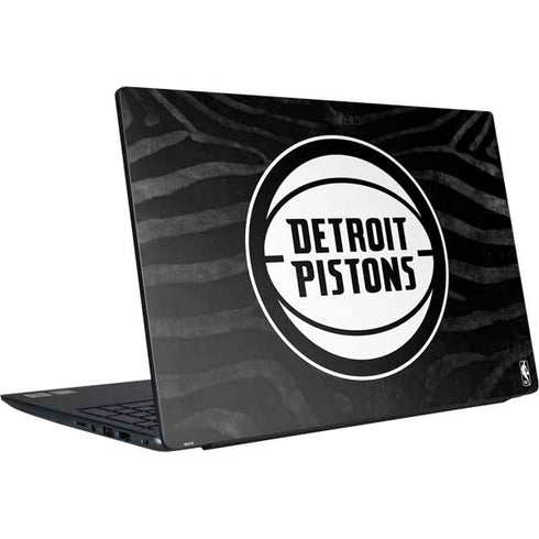 NBA Detroit Pistons Black Animal Print Dell Vostro Skin