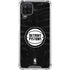 NBA Detroit Pistons Black Animal Print Galaxy A12 Clear Case