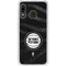NBA Detroit Pistons Black Animal Print Galaxy A20 Clear Case