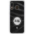 NBA Detroit Pistons Black Animal Print Galaxy A20 Clear Case