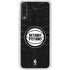 NBA Detroit Pistons Black Animal Print Galaxy A50 Clear Case