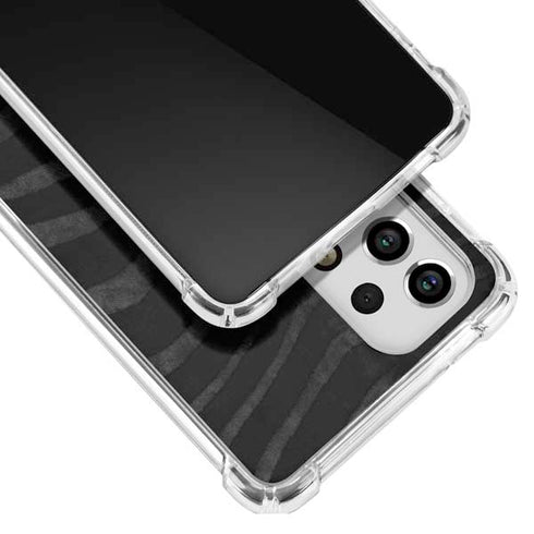 NBA Detroit Pistons Black Animal Print Galaxy A53 5G Clear Case