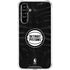 NBA Detroit Pistons Black Animal Print Galaxy A54 5G Clear Case