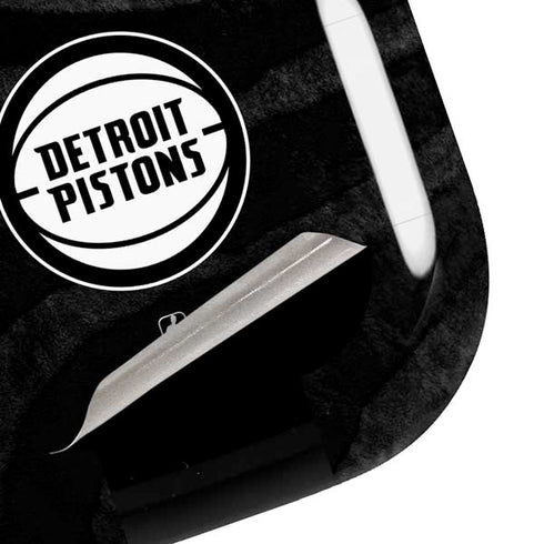 NBA Detroit Pistons Black Animal Print Galaxy Buds Pro Skin