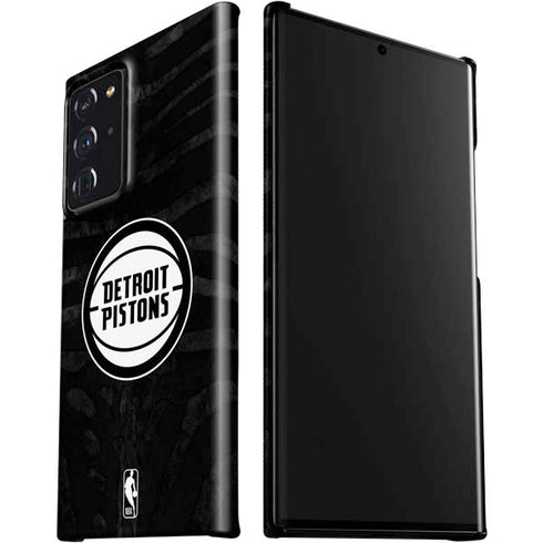 NBA Detroit Pistons Black Animal Print Galaxy Note20 Ultra 5G Lite Case