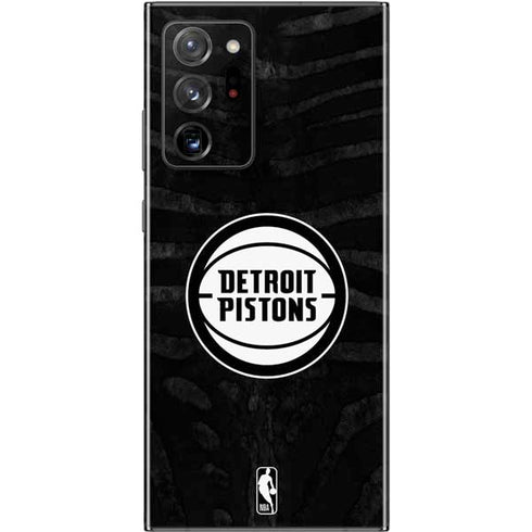 NBA Detroit Pistons Black Animal Print Galaxy Note20 Ultra 5G Skin