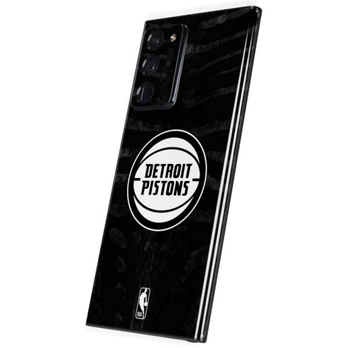 NBA Detroit Pistons Black Animal Print Galaxy Note20 Ultra 5G Skin