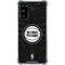 NBA Detroit Pistons Black Animal Print Galaxy S20 FE Clear Case