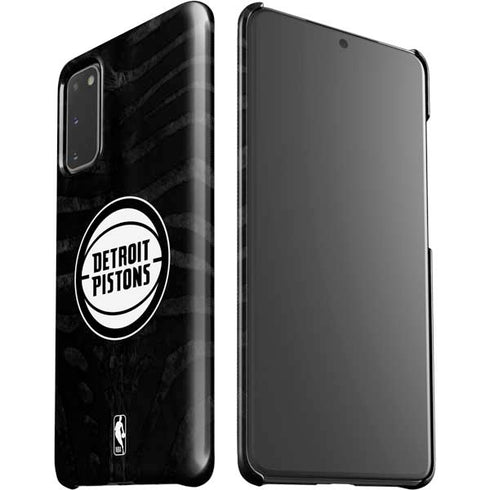 NBA Detroit Pistons Black Animal Print Galaxy S20 Lite Case