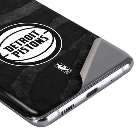 NBA Detroit Pistons Black Animal Print Galaxy S20 Ultra 5G Skin