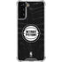 NBA Detroit Pistons Black Animal Print Galaxy S21 FE Clear Case