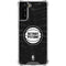 NBA Detroit Pistons Black Animal Print Galaxy S21 Plus 5G Clear Case