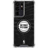NBA Detroit Pistons Black Animal Print Galaxy S21 Ultra 5G Clear Case