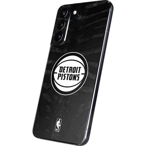 NBA Detroit Pistons Black Animal Print Galaxy S22 Plus Skin