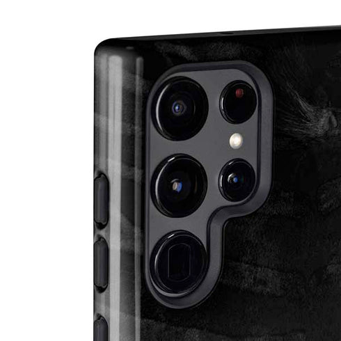 NBA Detroit Pistons Black Animal Print Galaxy S22 Ultra Pro Case