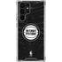 NBA Detroit Pistons Black Animal Print Galaxy S24 Ultra Clear Case