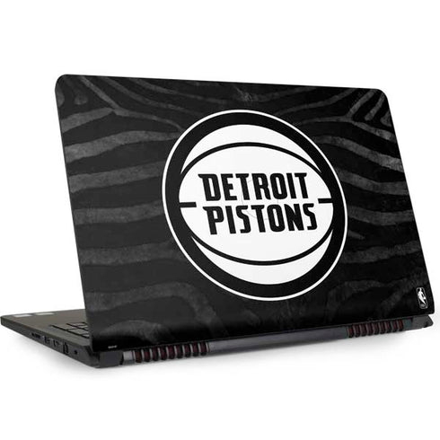 NBA Detroit Pistons Black Animal Print Dell Inspiron Skin