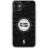 NBA Detroit Pistons Black Animal Print iPhone 11 Clear Case