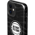 NBA Detroit Pistons Black Animal Print iPhone 12 Impact Case