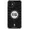 NBA Detroit Pistons Black Animal Print iPhone 12 Mini Clear Case