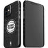 NBA Detroit Pistons Black Animal Print iPhone 12 Mini Lite Case
