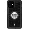 NBA Detroit Pistons Black Animal Print iPhone 12 Mini Waterproof Case