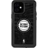 NBA Detroit Pistons Black Animal Print iPhone 12 Mini Waterproof Case