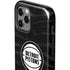 NBA Detroit Pistons Black Animal Print iPhone 12 Pro Impact Case