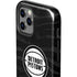 NBA Detroit Pistons Black Animal Print iPhone 12 Pro Max Impact Case