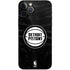 NBA Detroit Pistons Black Animal Print iPhone 12 Pro Skin