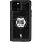 NBA Detroit Pistons Black Animal Print iPhone 12 Pro Waterproof Case