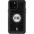 NBA Detroit Pistons Black Animal Print iPhone 12 Pro Waterproof Case