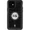 NBA Detroit Pistons Black Animal Print iPhone 12 Waterproof Case