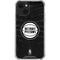 NBA Detroit Pistons Black Animal Print iPhone 13 Mini Clear Case