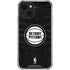 NBA Detroit Pistons Black Animal Print iPhone 13 Mini Clear Case