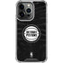 NBA Detroit Pistons Black Animal Print iPhone 13 Pro Clear Case