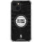 NBA Detroit Pistons Black Animal Print iPhone 14 Clear Case