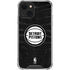 NBA Detroit Pistons Black Animal Print iPhone 14 Clear Case