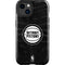 NBA Detroit Pistons Black Animal Print iPhone 15 Plus Impact Case