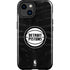 NBA Detroit Pistons Black Animal Print iPhone 15 Plus Impact Case