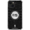 NBA Detroit Pistons Black Animal Print iPhone 15 Plus Clear Case