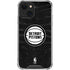 NBA Detroit Pistons Black Animal Print iPhone 14 Plus Clear Case