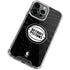NBA Detroit Pistons Black Animal Print iPhone 15 Pro Clear Case