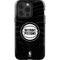 NBA Detroit Pistons Black Animal Print iPhone 14 Pro Impact Case