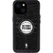 NBA Detroit Pistons Black Animal Print iPhone 15 Waterproof Case