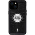 NBA Detroit Pistons Black Animal Print iPhone 15 Waterproof Case