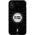 NBA Detroit Pistons Black Animal Print iPhone X Pro Case