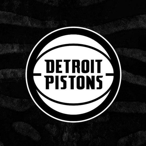 NBA Detroit Pistons Black Animal Print iPhone XS Pro Case